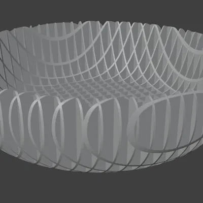 Tô/Bát Squares See-Through - Dựng Dọc (Vertically)