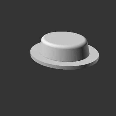 Nón Pork Pie In 3D Cho Mô Hình Minimate