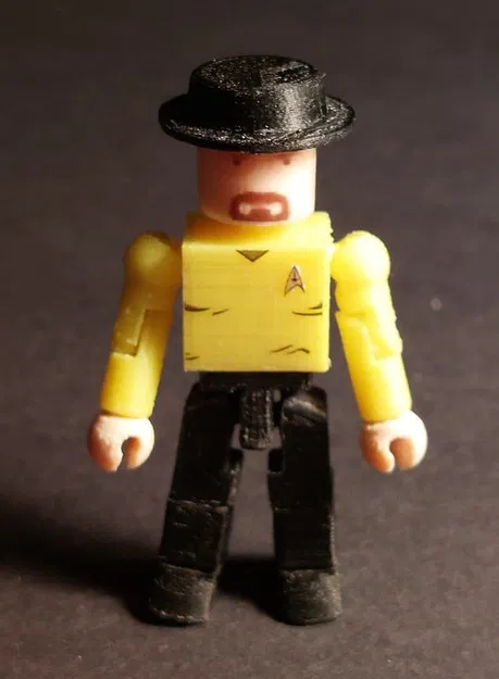 Nón Pork Pie In 3D Cho Mô Hình Minimate - Image 2