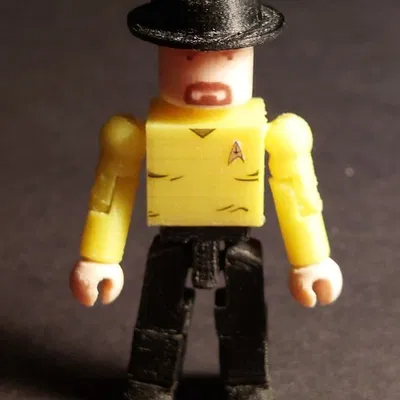 Nón Pork Pie In 3D Cho Mô Hình Minimate