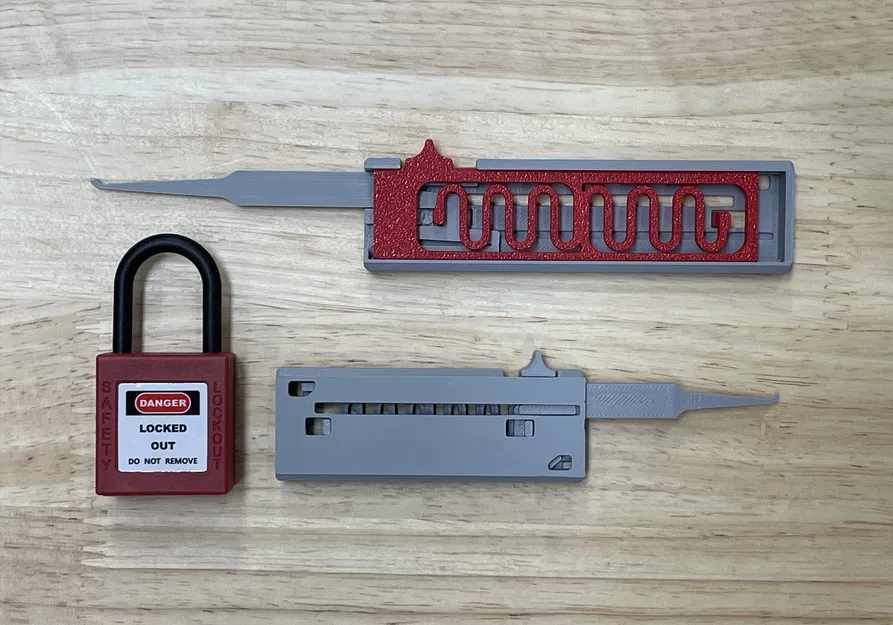 Dụng cụ OTF lock pick (3 mảnh, không cần phần cứng) - Image 1