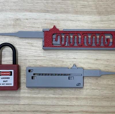 Dụng cụ OTF lock pick (3 mảnh, không cần phần cứng)