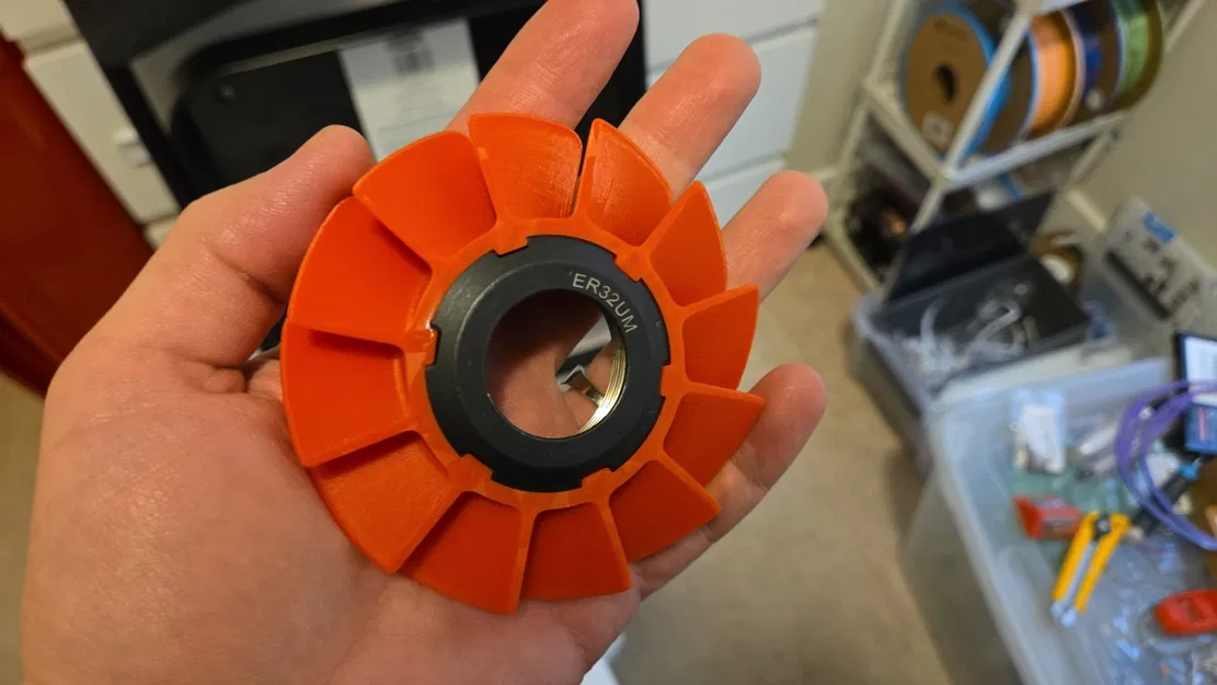 Quạt cho đai ốc collet CNC (ER32-UM type nut) - Image 2