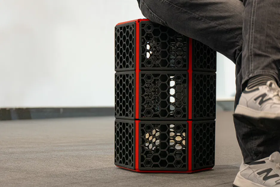 Ghế Bar Modular (Modular Bar Stool) in 3D - Image 1