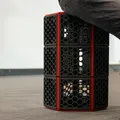 Ghế Bar Modular (Modular Bar Stool) in 3D - Thumbnail 1