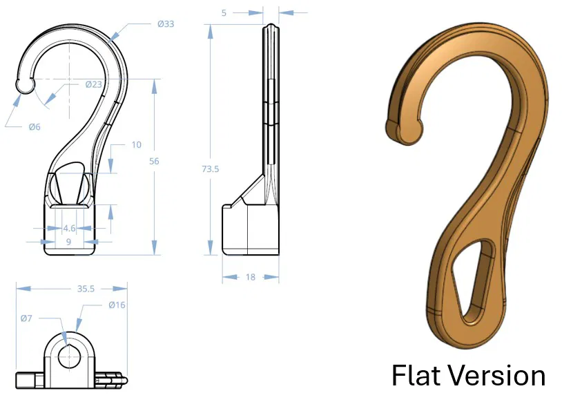 Móc Dây Alpha (Alpha rope hook) đa năng - Image 5