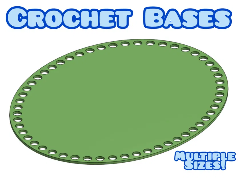 Đế đáy giỏ móc len (Crochet Basket Bases) - Image 1