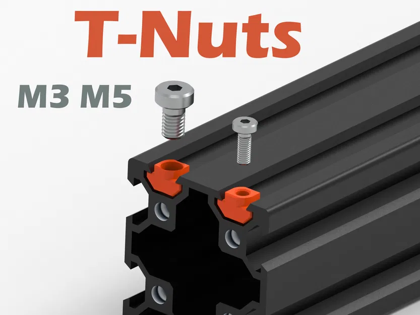 Đai Ốc T (T-Nut) M3 M5 Cho Thanh Nhôm Định Hình 2020 & 4040 - Image 1