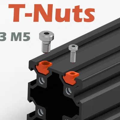 Đai Ốc T (T-Nut) M3 M5 Cho Thanh Nhôm Định Hình 2020 & 4040