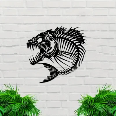 Mô Hình Xương Cá 3D - Trang Trí Độc Đáo Cho Ngôi Nhà Của Bạn