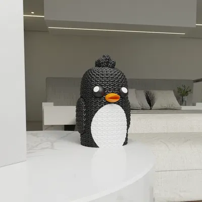 Chim cánh cụt đan len (chia thành nhiều phần)