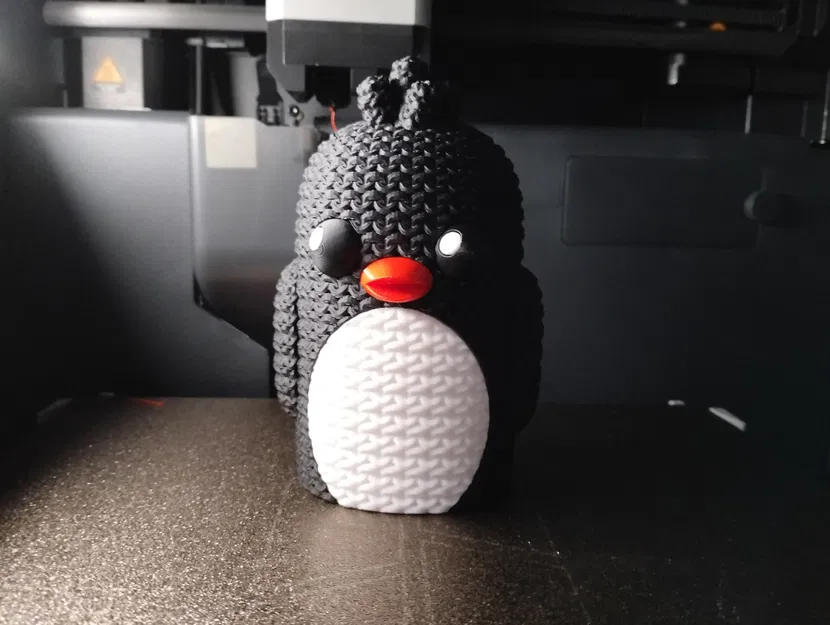 Chim cánh cụt đan len (chia thành nhiều phần) - Image 2