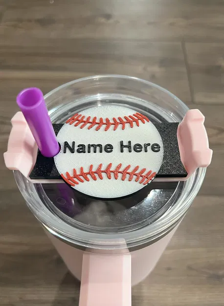 Nắp topper cho Stanley 40oz kèm bóng chày - Image 1