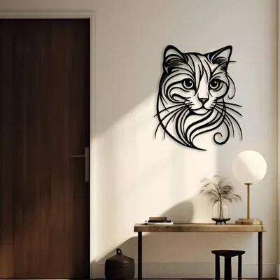 Tranh Mèo Nghệ Thuật Treo Tường Độc Đáo - Quà Tặng Cho Người Yêu Mèo
