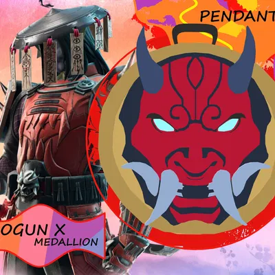 Mô hình Huy hiệu Shogun X (Fortnite CH6S1) - Đồ chơi 3D