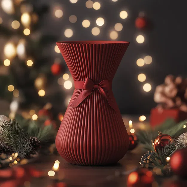 Bình hoa Red Bow Vase - Image 1