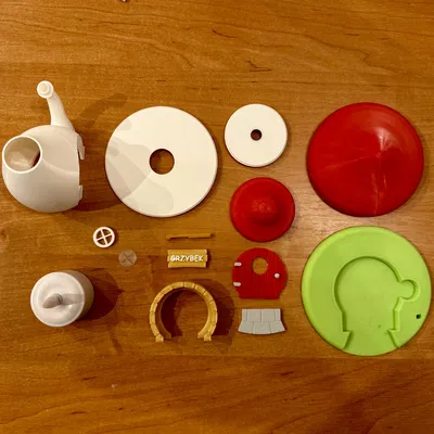 Nhà Nấm Tiên cho Làng Giáng Sinh // Grzybowy domek