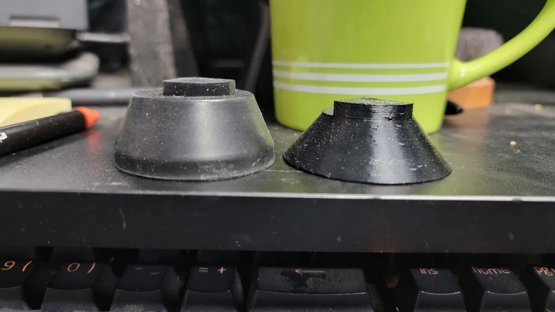 Chân TPU cho Creality K1C (TPU feet) – bản rộng, thấp, cứng hơn - Image 1