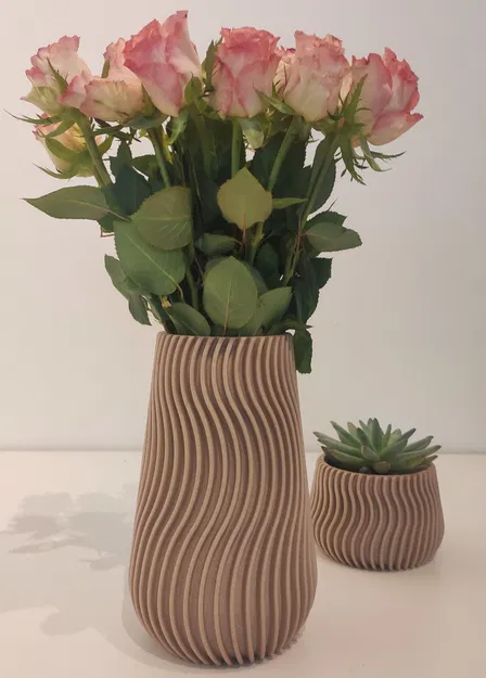 Bình hoa có ly thủy tinh IKEA bên trong (IKEA GODIS 40cl) - Image 1