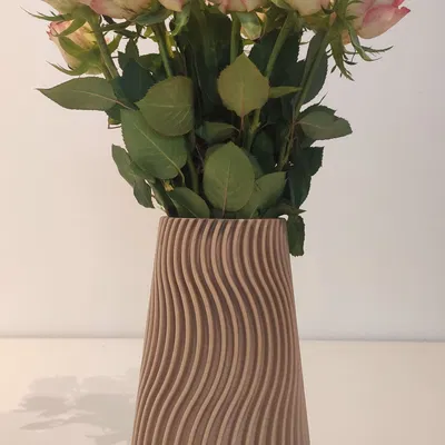 Bình hoa có ly thủy tinh IKEA bên trong (IKEA GODIS 40cl)