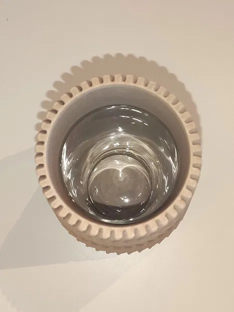 Bình hoa có ly thủy tinh IKEA bên trong (IKEA GODIS 40cl) - Image 9