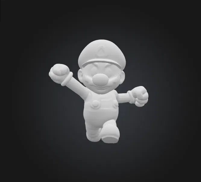 Mô Hình 3D Mario Đang Nhảy - Đồ Trang Trí Độc Đáo - Image 2