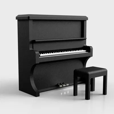 Hộp nhạc Piano tỉ lệ 1:12 kèm ghế