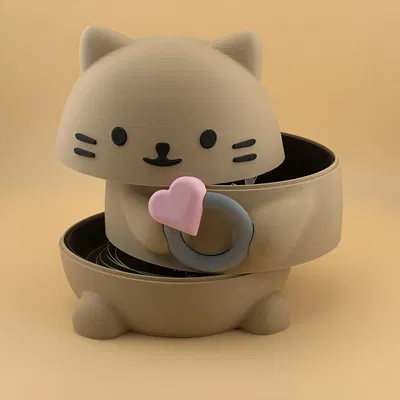 Hộp đựng trang sức hình mèo (Cat jewelry box)
