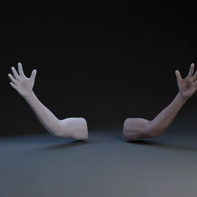 Hands Rigged - Thả vô thay cho mấy bàn tay AI xấu (Rigged Hands)
