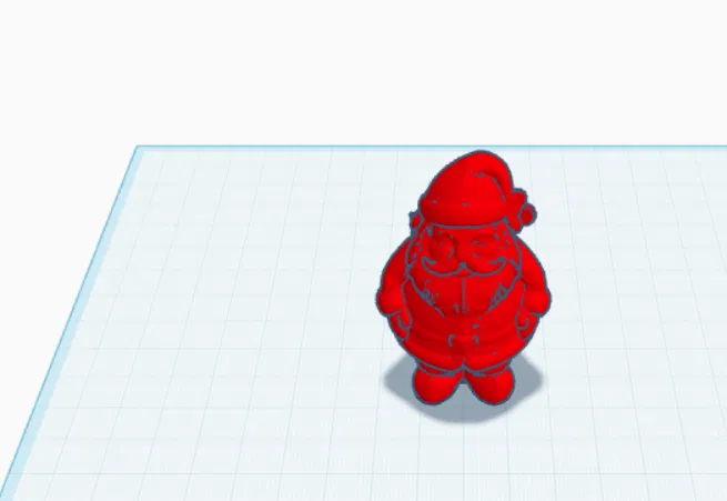 Mô Hình Ông Già Noel 3D Đáng Yêu - Trang Trí Giáng Sinh - Image 1