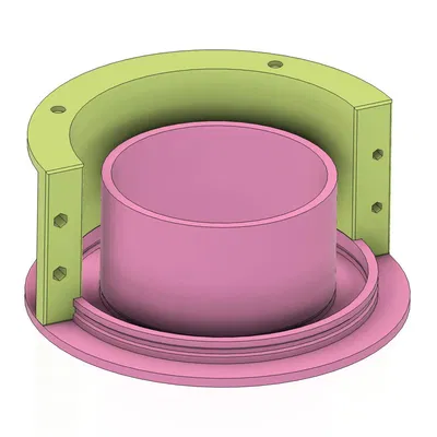 Vỏ khuôn (Mould Shell) cho khuôn silicone dạng trụ