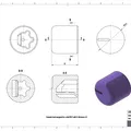 Núm vặn kèm Dial: Thiết kế Fusion 360 Fully Parametric - Thumbnail 3