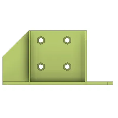 Bracket treo tường dọc cho thiết bị rack 19 inch