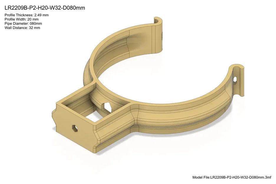 Kẹp Ống Snap-in (Rev. B) – 20-200mm – 0.8-5.5in - Image 4