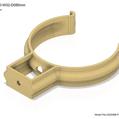 Kẹp Ống Snap-in (Rev. B) – 20-200mm – 0.8-5.5in