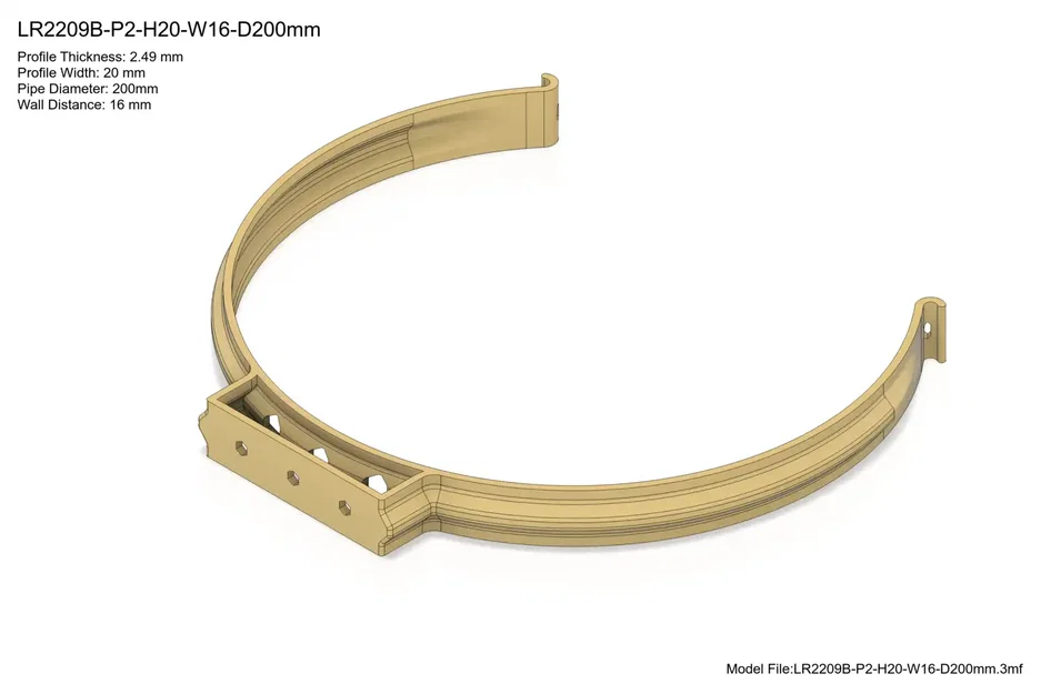 Kẹp Ống Snap-in (Rev. B) – 20-200mm – 0.8-5.5in - Image 5