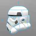 Mũ Bảo Hiểm Stormtrooper ANH (In 3D Full-Scale) - Thumbnail 3