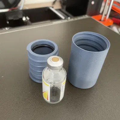 Hộp đựng vận chuyển lọ insulin 10ml (10ml Insulin Vial Transport Pot)