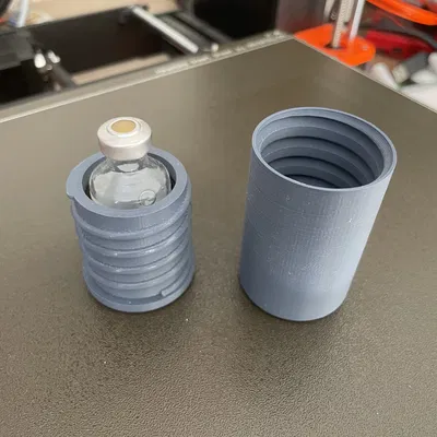 Hộp đựng vận chuyển lọ insulin 10ml (10ml Insulin Vial Transport Pot)