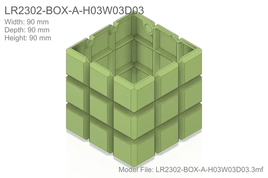 The Box of Cubes – Hộp khối lập phương, dễ in với 41 kích thước - Image 35
