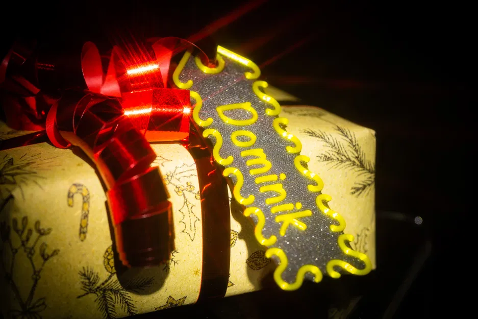 Thẻ tag quà tặng phong cách – Nhiều tên sẵn – In 2 màu dễ dàng - Image 1