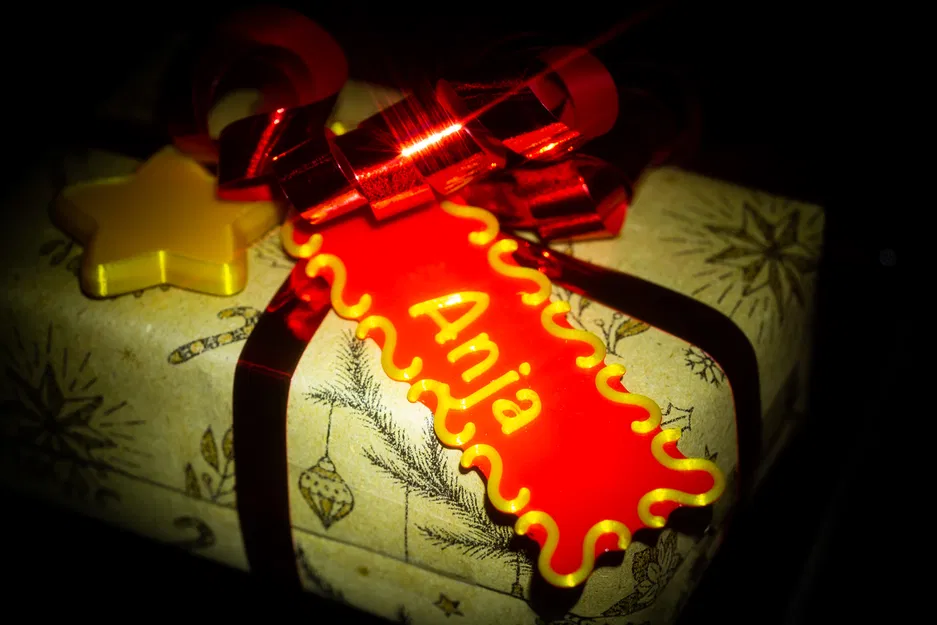 Thẻ tag quà tặng phong cách – Nhiều tên sẵn – In 2 màu dễ dàng - Image 2