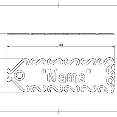 Thẻ tag quà tặng phong cách – Nhiều tên sẵn – In 2 màu dễ dàng