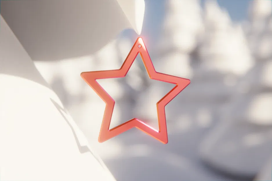 Khung Sao 5 Cánh Cỡ Lớn – Nhiều Kích Thước, Thiết Kế Parametric Fusion360 - Image 1