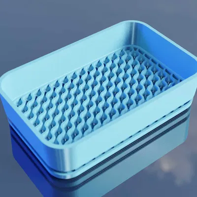 Khay xà phòng/miếng chà/cọ khô siêu nhanh, thoáng dưới LR2264