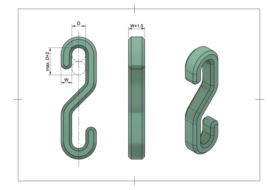 Móc Treo Đẹp, Đơn Giản Cho Quần Áo và Túi - Image 2