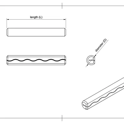 Chốt gỗ thay thế (Wooden Dowel) - Nhiều kích thước hệ mét (LR Basics)