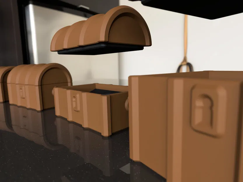 Rương – Hộp quà đựng xu 4 kích cỡ - Image 2