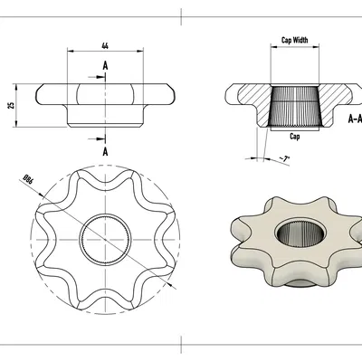 Dụng cụ mở nắp chai cho người lớn tuổi hoặc người khuyết tật