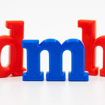 Bộ chữ cái thường Alphabet hai màu, nhúng nam châm